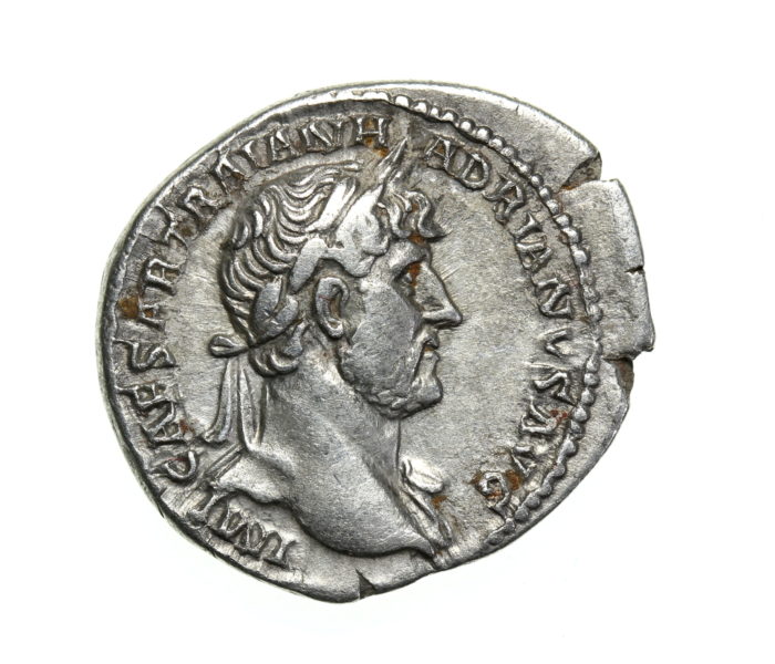 The Ropsley Hoard Hadrian 117-138AD Silver Denarius, Rome mint