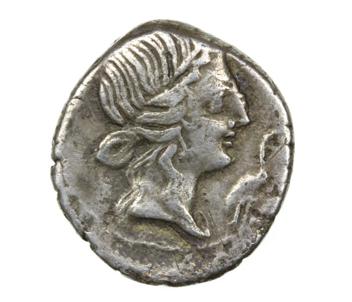 Roman Republic Q. Caecilius Metellus Silver Denarius 81BC Pietas