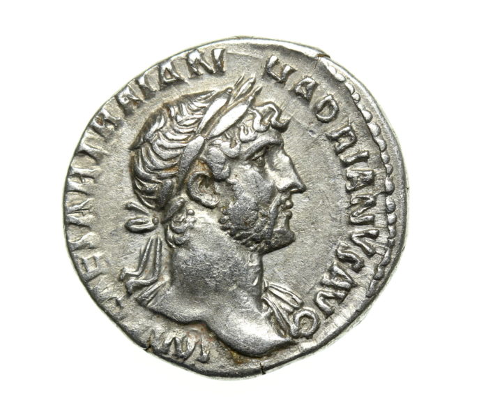The Ropsley Hoard Hadrian 117-138AD Silver Denarius, Rome mint
