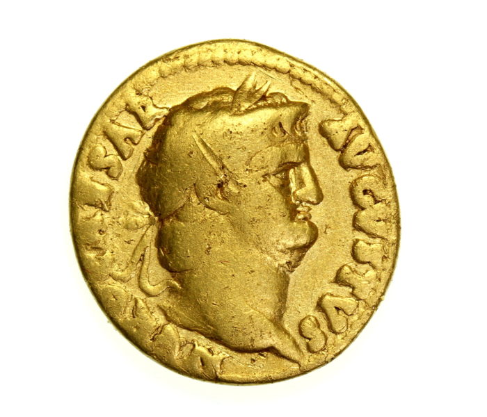 Nero 54-68Ad Gold Aureus The Twelve Caesars