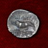 Kings Mauretania Juba II, with Kleopatra Selene 25BC-24AD Silver Denarius - Image 4