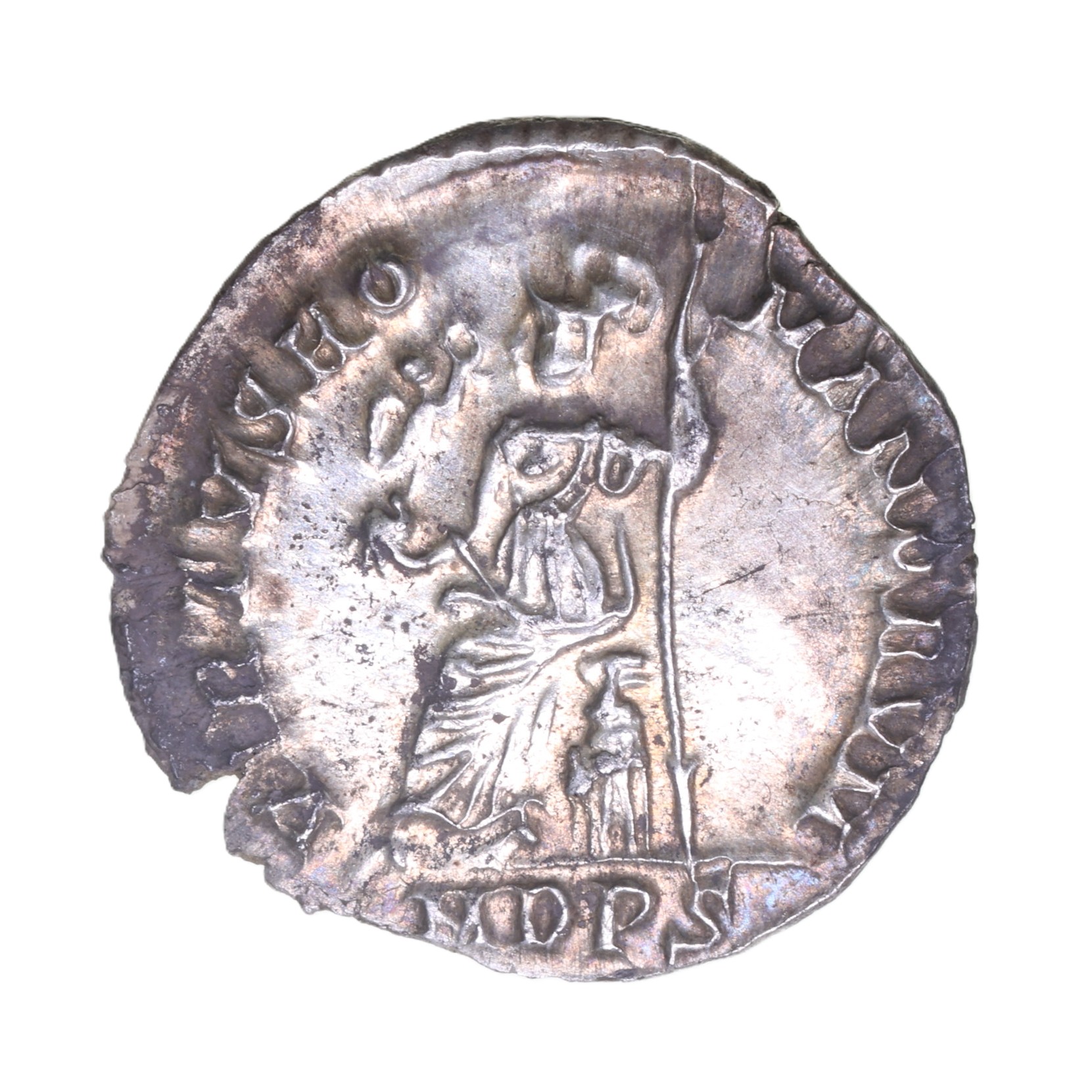 Theodosius I 379-395AD Silver Siliqua Milan mint *The Vale of Pewsey Hoard* - Image 2