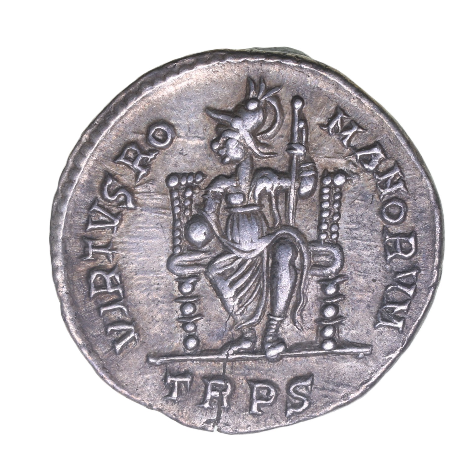 Magnus Maximus 383-388AD Silver Siliqua Trier mint *The Vale of Pewsey Hoard* - Image 2