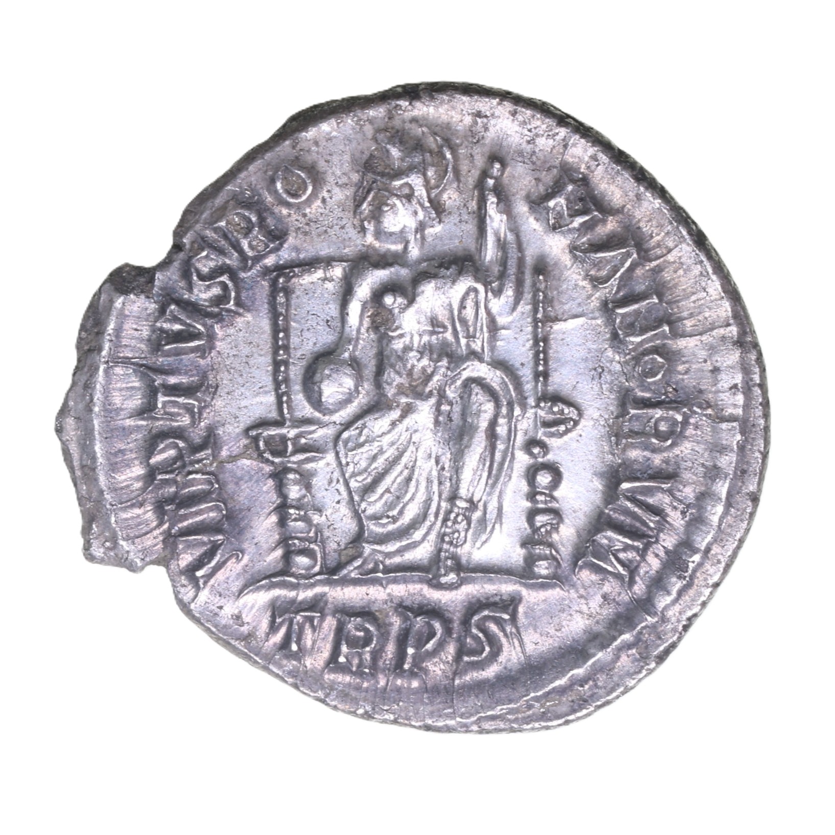 Magnus Maximus 383-388AD Silver Siliqua Trier mint *The Vale of Pewsey Hoard* - Image 2
