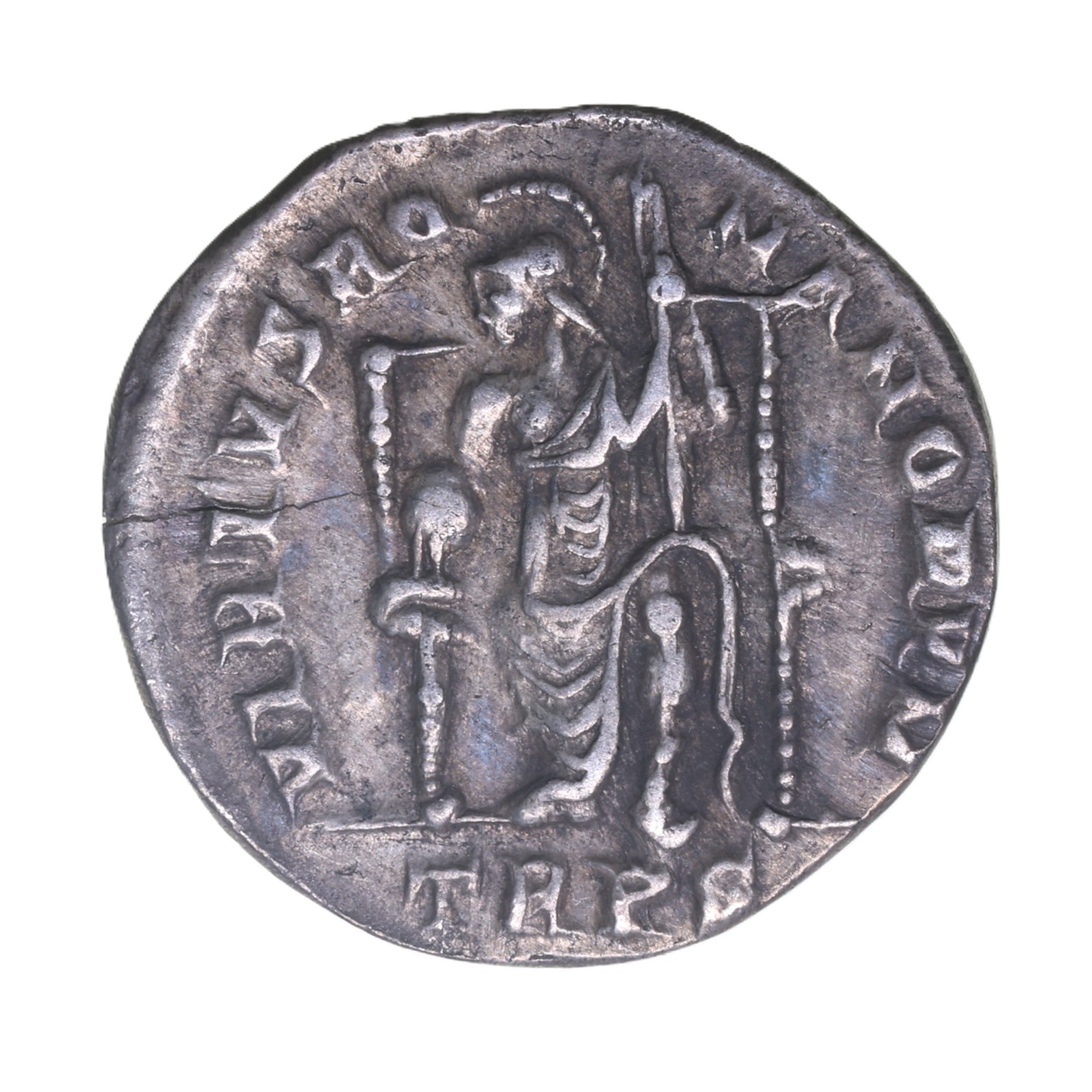 Magnus Maximus 383-388AD Silver Siliqua Trier mint *The Vale of Pewsey Hoard* - Image 2