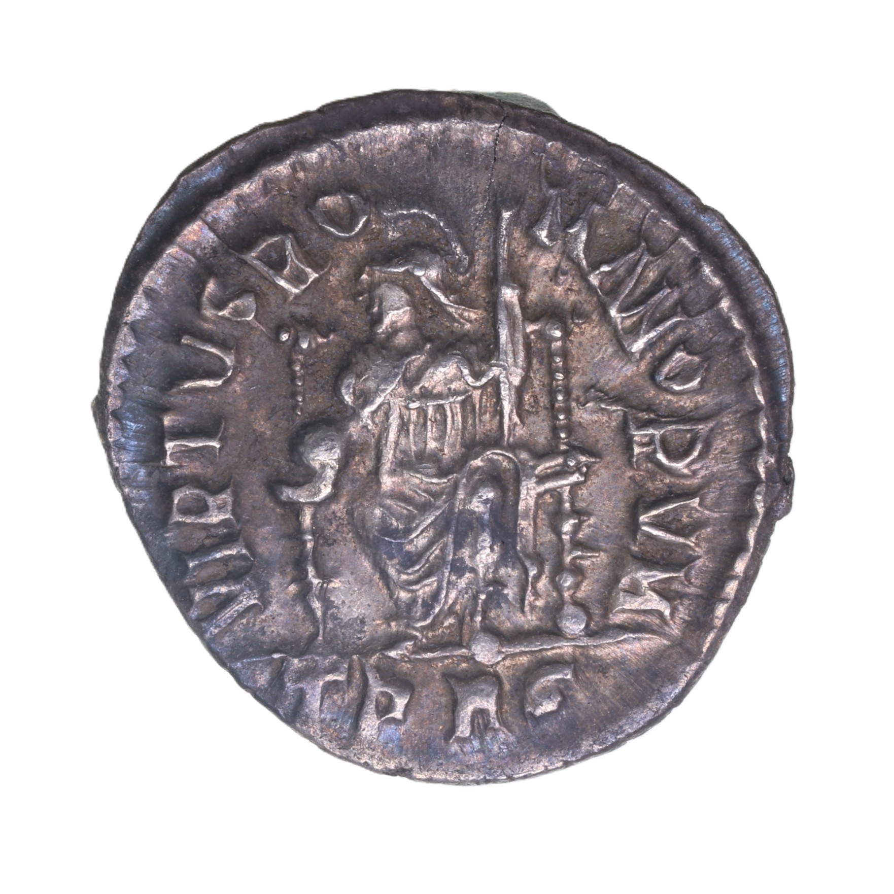 Flavius Victor 387-388AD Silver Siliqua Trier mint *The Vale of Pewsey Hoard* - Image 2