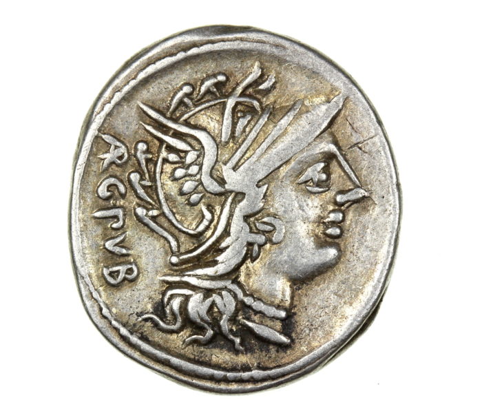Roman Republic L. Sentius C.f. Silver Denarius 101BC
