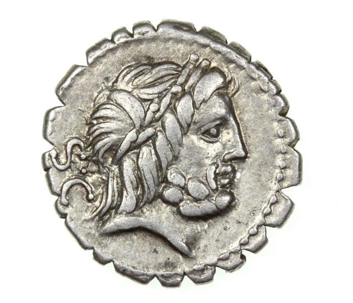 Roman Republic Q. Antonius Balbus 83BC Silver Denarius