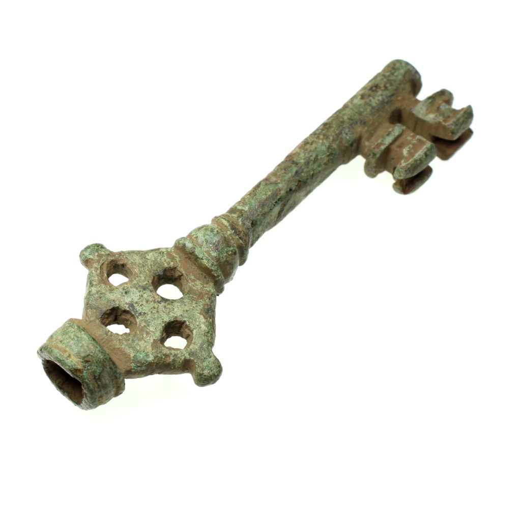 Medieval 12/13th Century AD Large Ornate Bronze Key - Silbury Coins ...