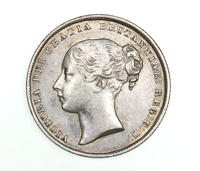 Victoria AD 1837-1901 Silver Shilling AD 1866