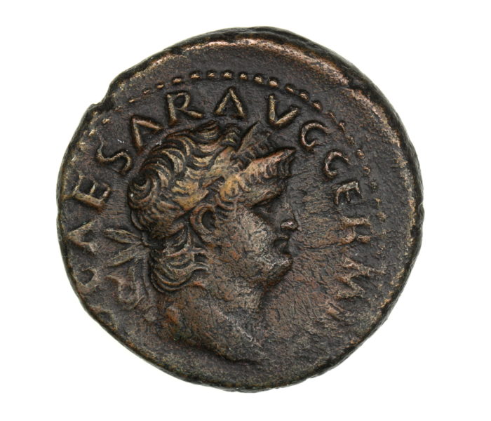 Nero 54-68AD Bronze As The Twelve Caesars