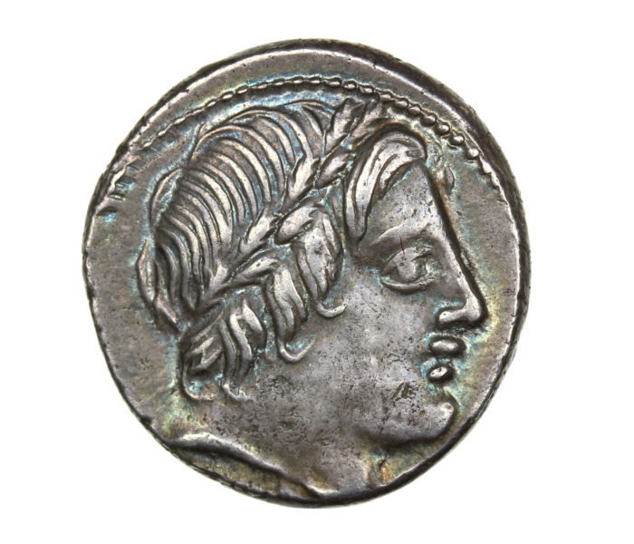 Roman Republic C. Gargonius Ogulnius and M. Vergilius 86BC Silver Denarius
