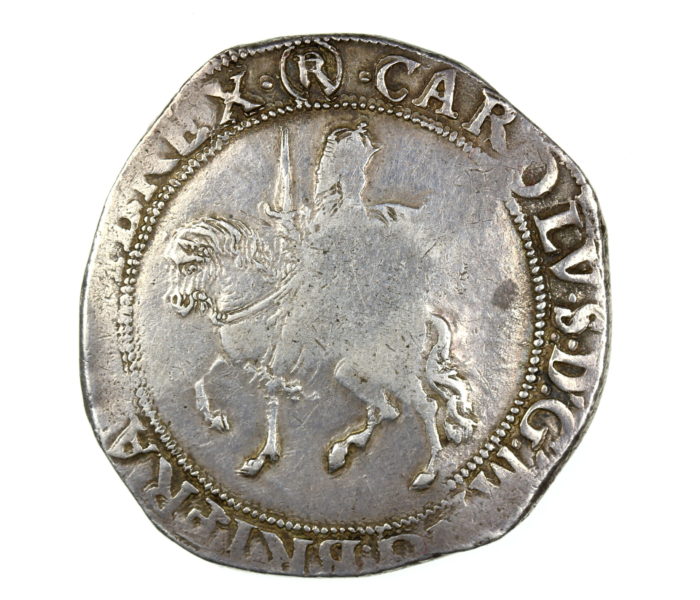 Charles I 1625-1649AD Silver Halfcrown mm (R)
