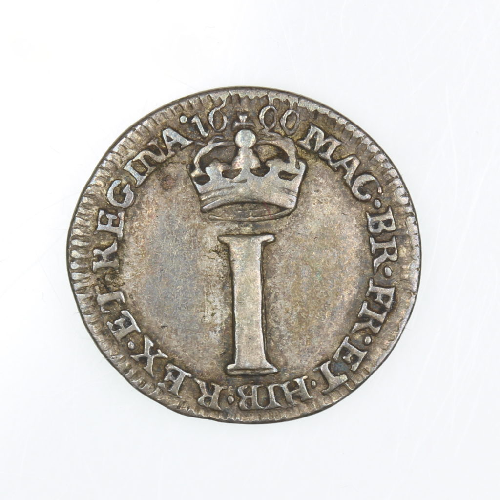 William and Mary 1689-1694AD Silver Penny 1690AD Maundy Coinage ...