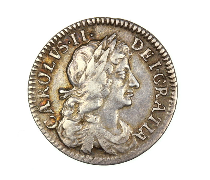 Charles II 1660-1685AD Silver Fourpence 1683AD Maundy Coinage
