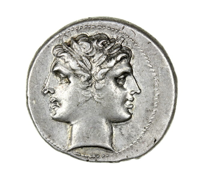 Roman Republic 225-215BC Silver Quadrigatus, Roma