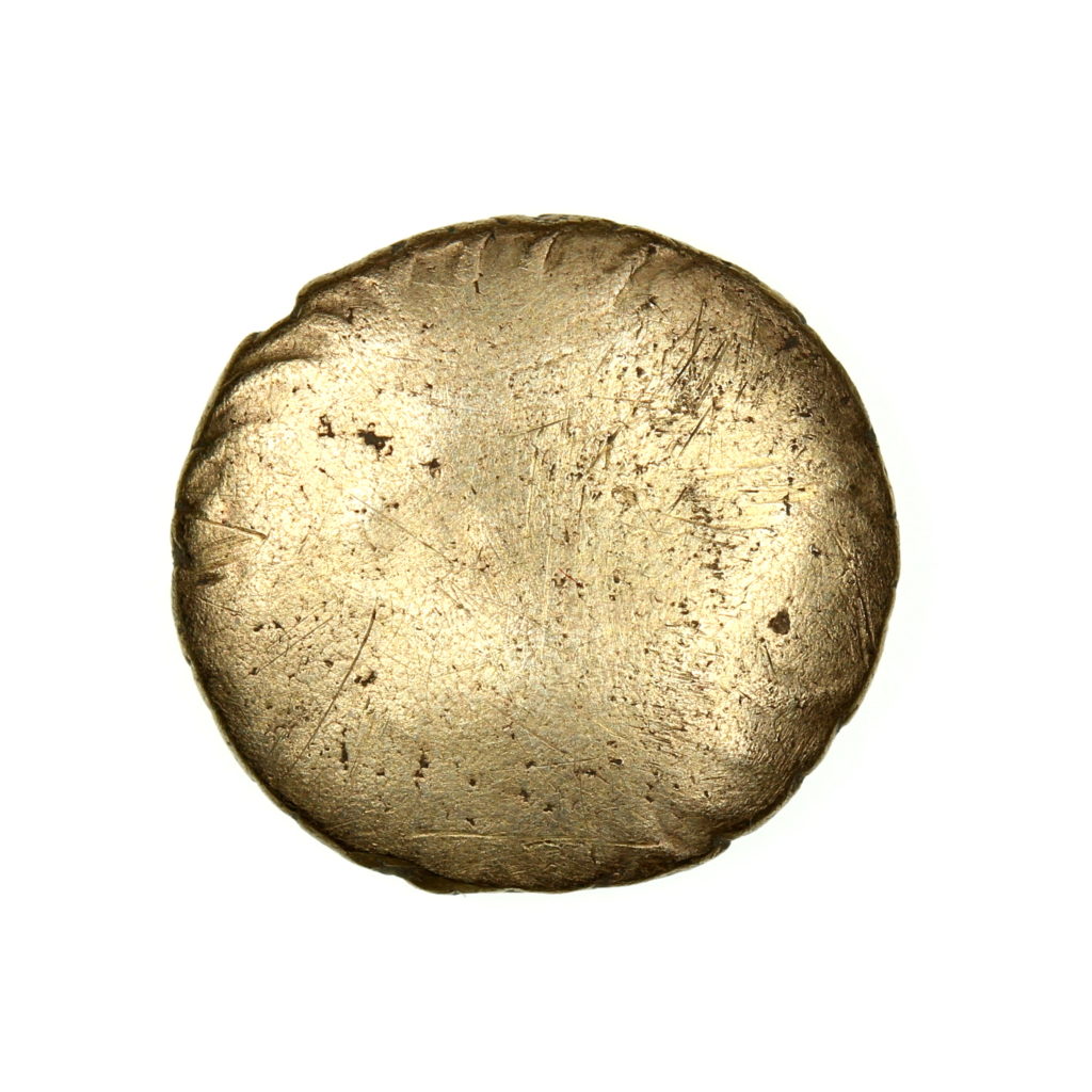 Cantiaci Gold Quarter Stater 1st Century BC Treelike Trophy, very rare