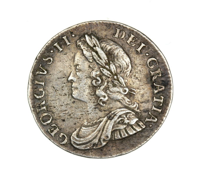George II AD 1727-1760 Silver Threepence AD 1740 Maundy Coinage