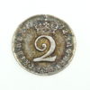 George III AD 1760-1820 Silver Twopence AD 1772 Maundy Coinage - Image 2