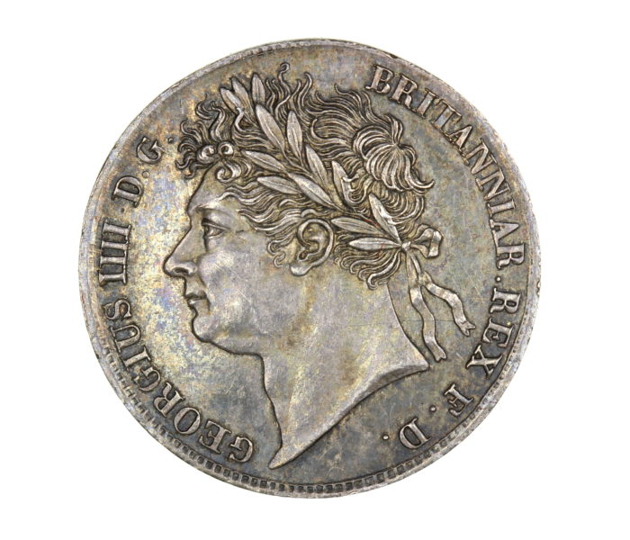 George IV AD 1820-1830 Silver Fourpence AD 1826 Maundy Coinage