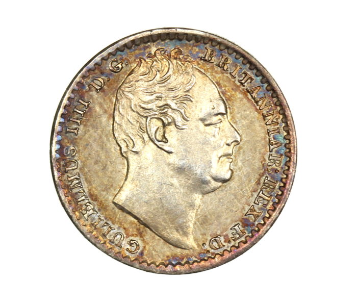 William IV AD 1830-1837 Silver Penny AD 1836 Maundy Coinage