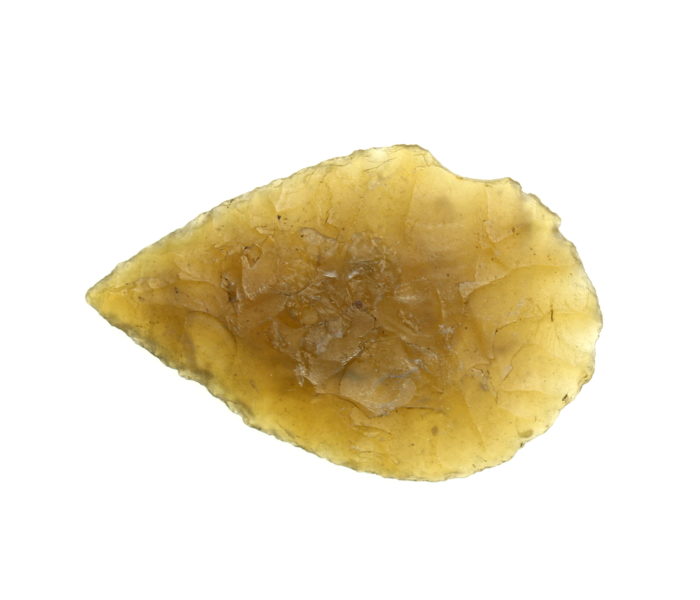 Neolithic 3500-2000BC Flint Leaf Arrowhead - The Simon Camm Collection