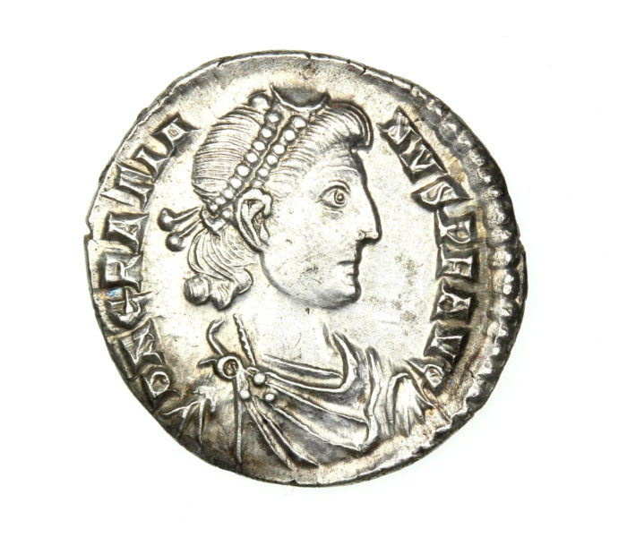 Gratian 367-383AD Silver Siliqua, Trier