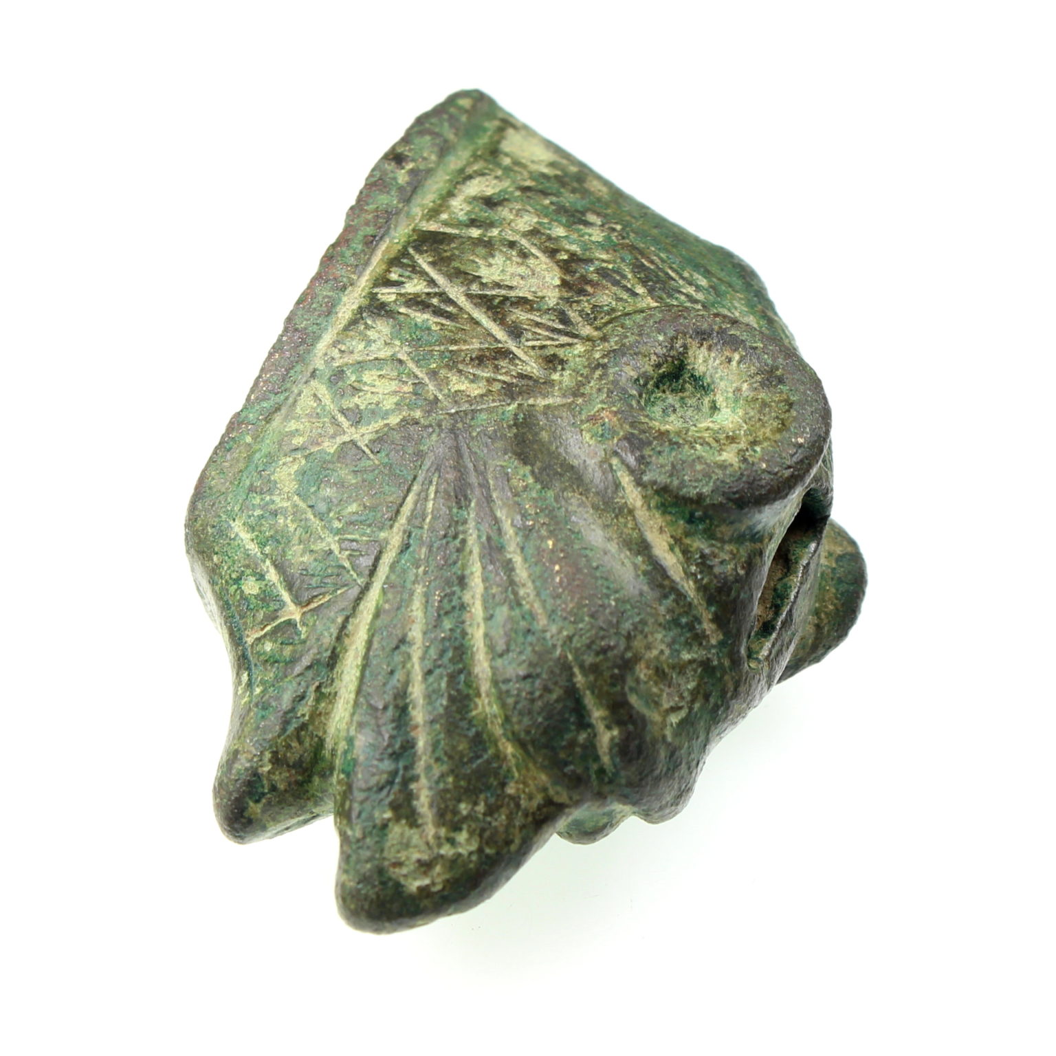 Medieval Bronze Dagger Pommel Gryphon's Head 12th Century AD Silbury