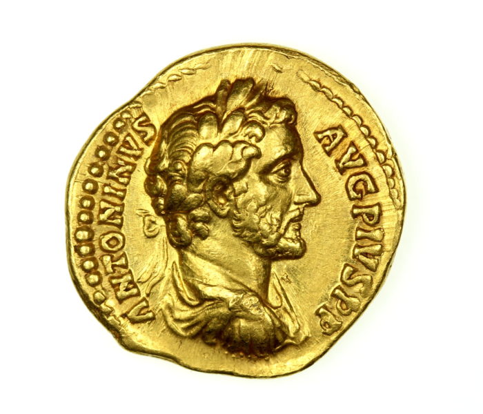 Antoninus Pius AD 138-161 Gold Aureus Rome mint