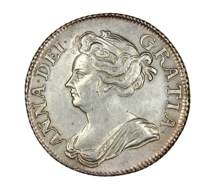 Anne AD 1702-1714 Silver Shilling AD 1709