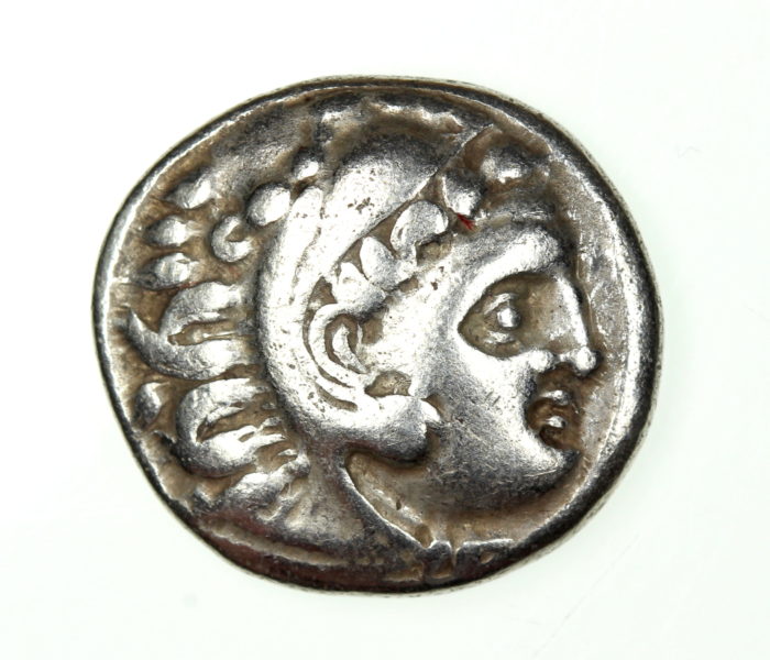 Macedon Alexander The Great 336-323 BC Silver Drachm Posthumous issue