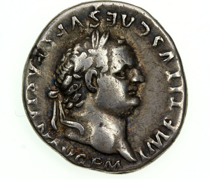 Titus AD 79-81 Silver Denarius Rome mint