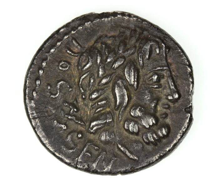 Roman Republic L. Rubrius Dossenus 87 BC Silver Quinarius