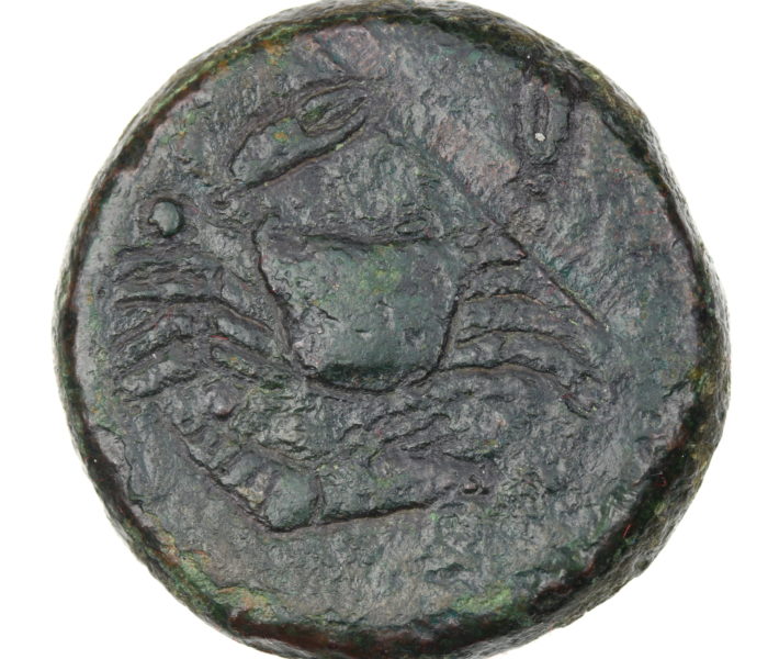 Sicily Akragas 415-406 BC Bronze Hemilitra