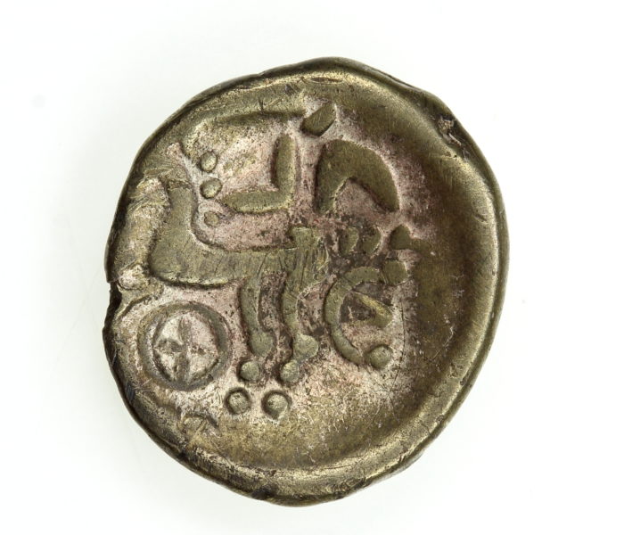 Gallic Imports Nervii 1st Century BC Gold Quarter Stater