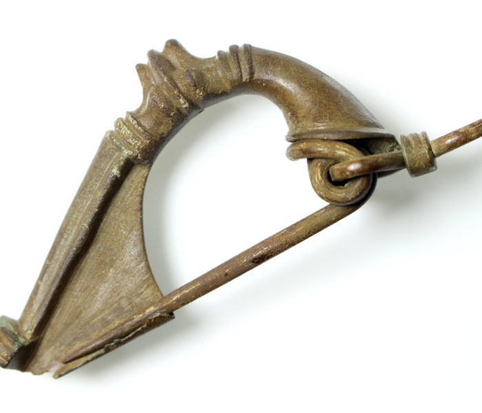Roman Bronze Trumpet type Fibula Brooch 2nd Century AD