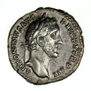 Antoninus Pius AD 138-161 Silver Denarius