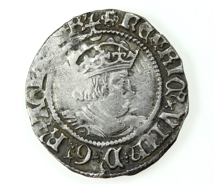 Henry VIII AD 1509-1547 Silver Halfgroat
