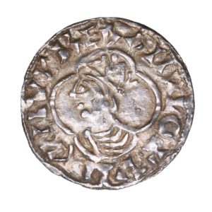 Cnut AD 1016-1035 Silver Penny Quatrefoil type Ipswich mint
