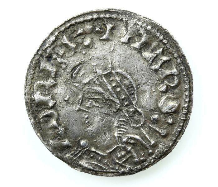 Harold I 'Harefoot' AD 1035-1040 Silver Penny Jewel Cross type Thetford