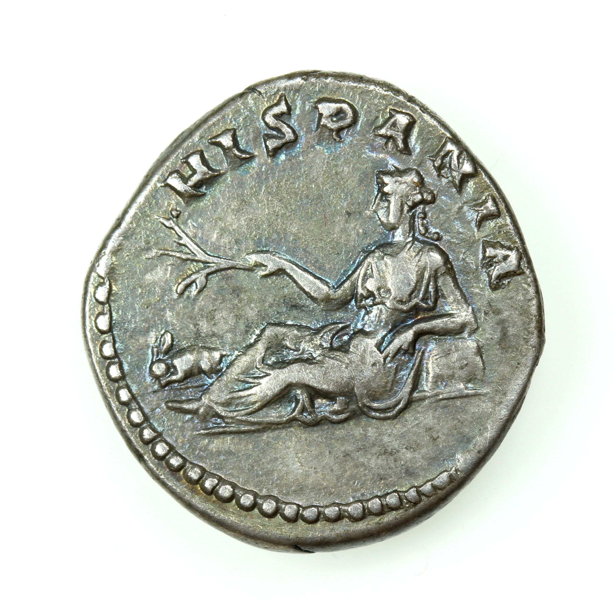 HADRIAN Silver Denarius AD 117-138 Travel Series Hispania Rome mint - Image 2