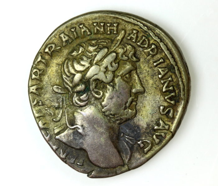 Hadrian AD 117-138 Silver Denarius, Rome