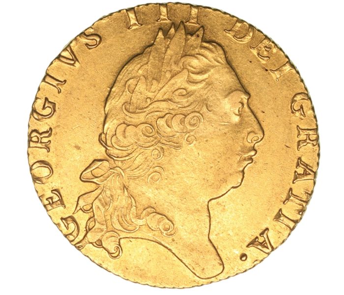George III AD 1760-1820 Gold 'Spade' Guinea AD 1798