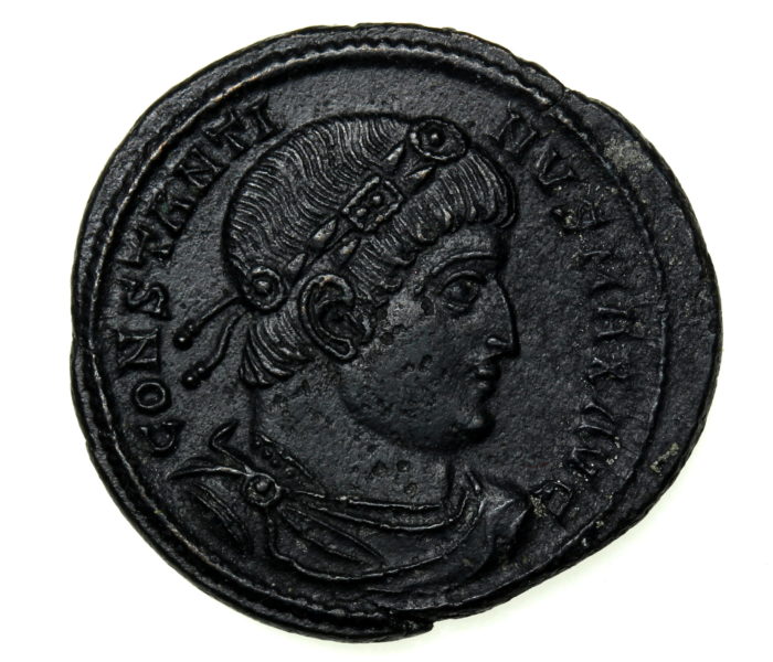 Carleton St Peter Hoard Constantine II AD 337-340 Bronze Follis Trier mint