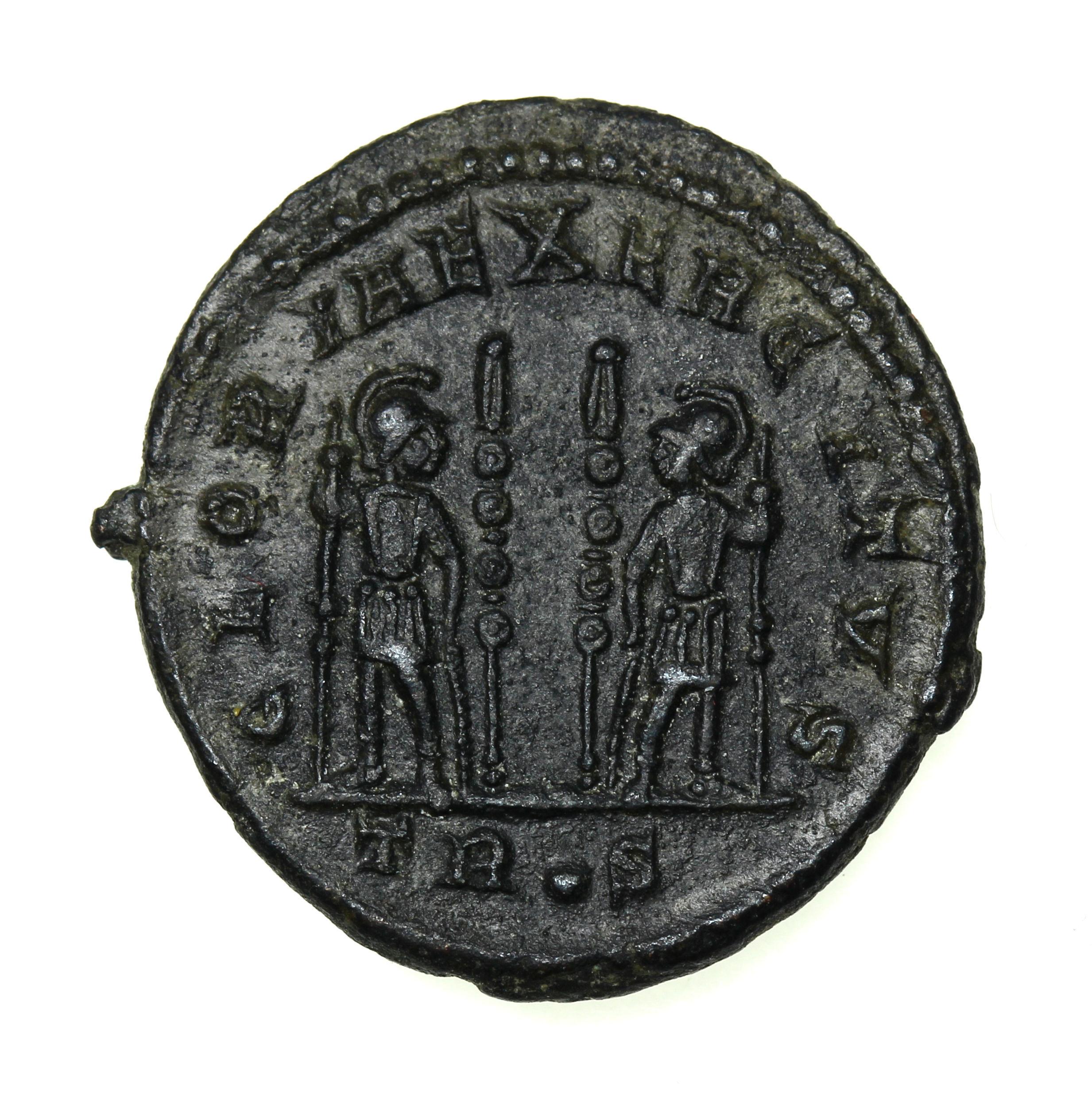 Carleton St Peter Hoard Constantine II AD 337-340 Bronze Follis Trier mint - Image 2