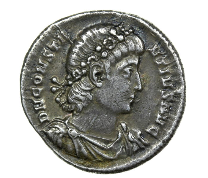 Constantius II AD 337-361 Silver Siliqua Constantinople