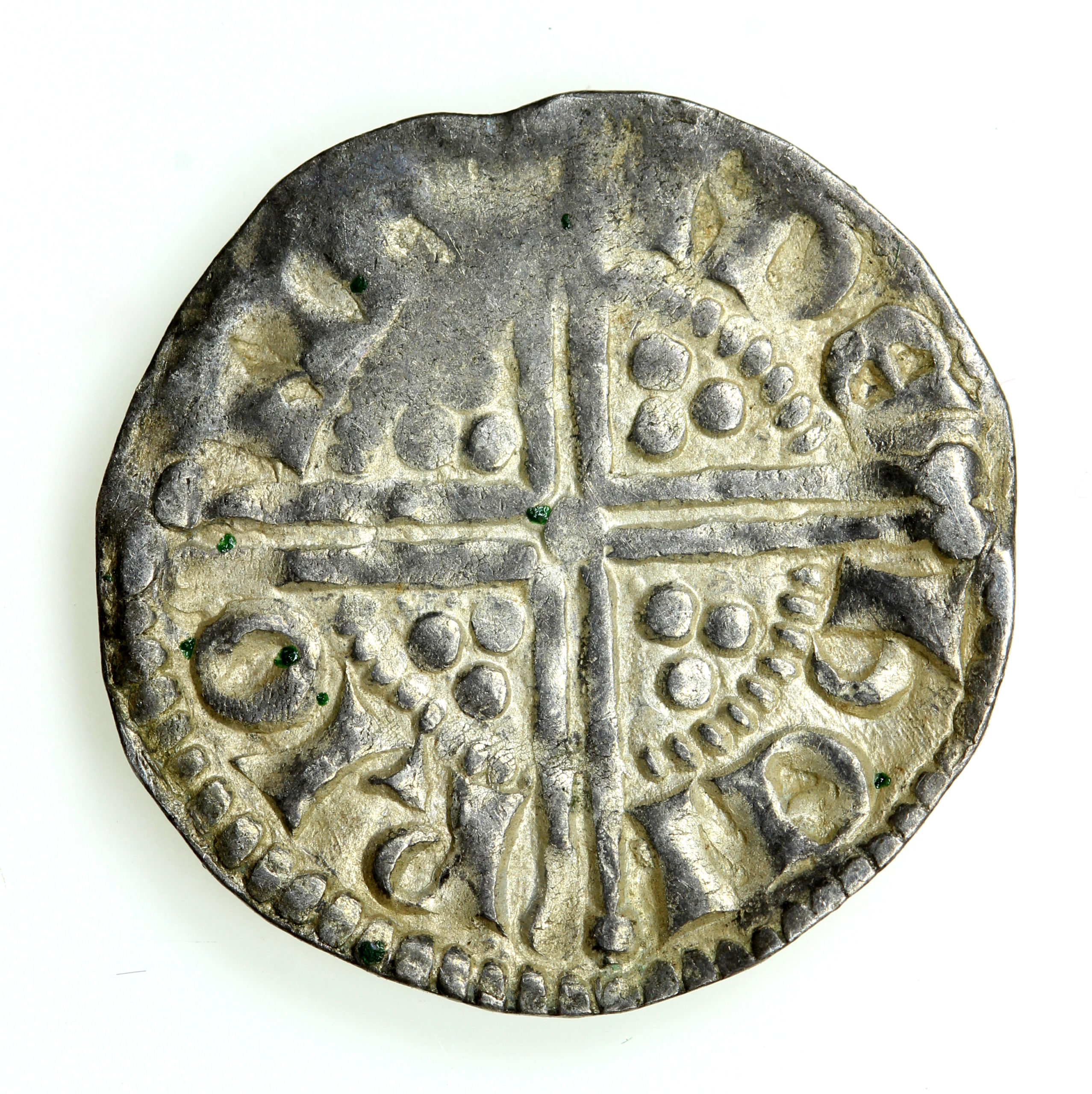 HENRY III AD 1216-1272 Silver Penny Class 5c London mint ex Brussels hoard - Image 2