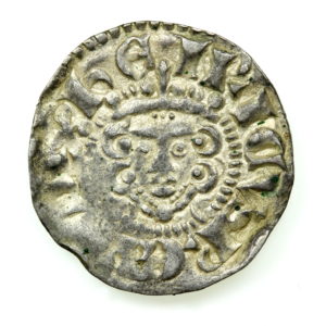 HENRY III AD 1216-1272 Silver Penny Class 5c London mint ex Brussels hoard