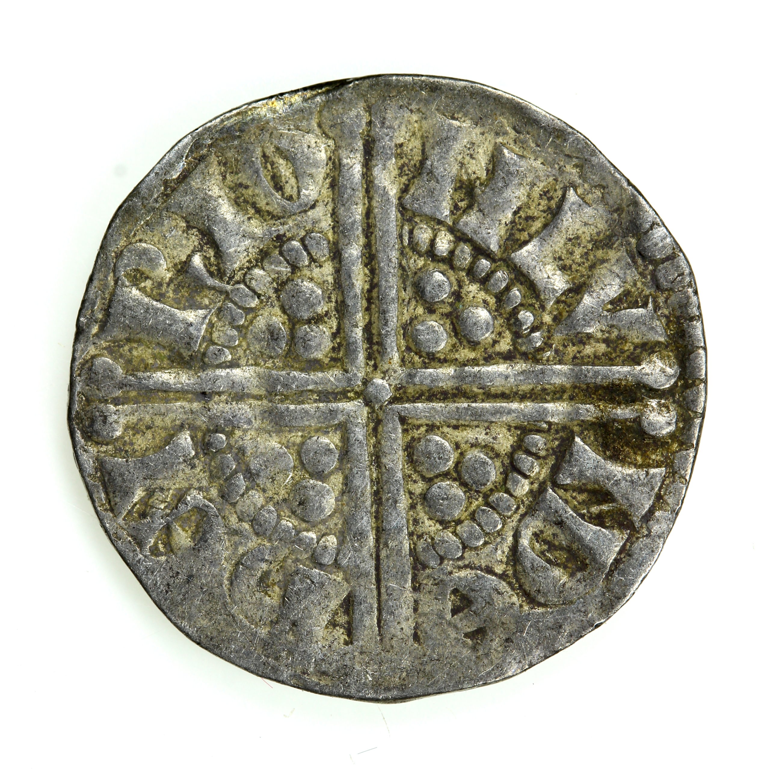 HENRY III AD 1216-1272 Silver Penny Class 5g London mint ex Brussels hoard - Image 2