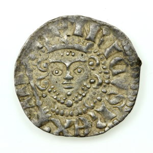 HENRY III AD 1216-1272 Silver Penny Class 5a2 Canterbury mint ex Brussels hoard